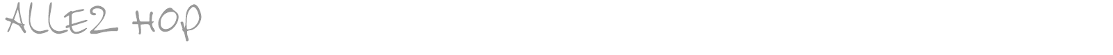 Allez Hop font preview